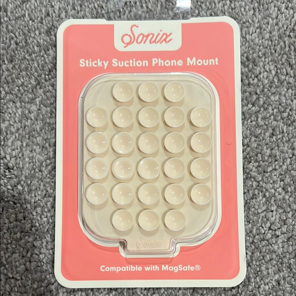 Sonix Cream Phone Cover with Secure Suction Design